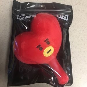 Official BT21 TATA Plush Hand Mirror